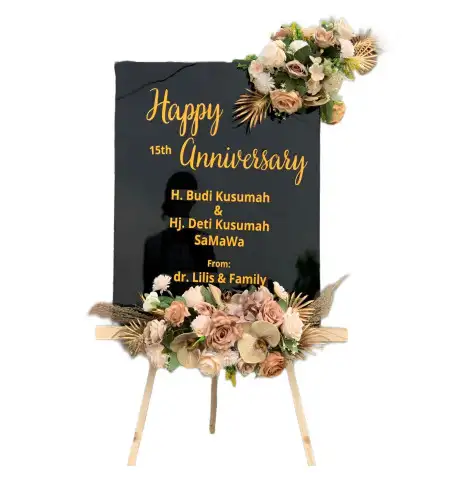 Papan Bunga Akrilik Cendana