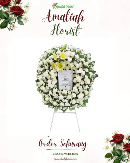 Krans Bunga Duka Cendana